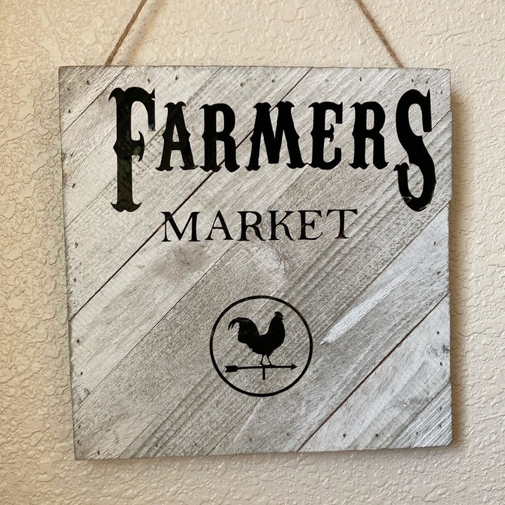 Farmers market, sign, farmhouse, farmers, market, sign, spring signs, summer